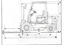 Frontstapler Diesel Komatsu FD 25-1 E