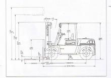 Frontstapler Diesel Komatsu FD 60-7