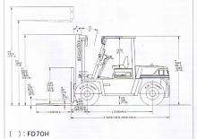 Frontstapler Diesel Komatsu FD 60 H 6