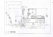 Frontstapler Diesel Komatsu FD 70-6