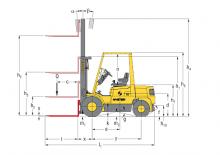 Frontstapler Diesel Hyster H 2.00 XM
