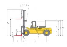 Frontstapler Diesel Hyster H 20.00 F