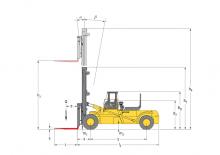 Frontstapler Diesel Hyster H 36.00 E