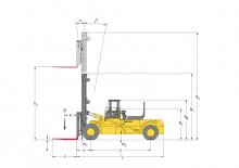 Frontstapler Diesel Hyster H 40.00 E