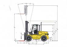 Frontstapler Diesel Hyster H 8.00 XM