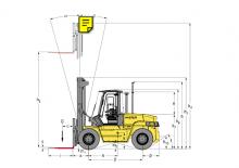 Frontstapler Diesel Hyster H 9.00 XM