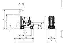 Frontstapler Diesel Nuova Detas Sherpa 25