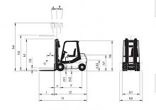 Frontstapler Diesel Nuova Detas Sherpa 25