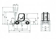 Frontstapler Diesel Nuova Detas Sherpa 40