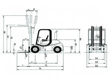 Frontstapler Diesel Nuova Detas Sherpa 40