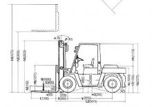 Frontstapler Diesel Nissan VF 05 H 50 U