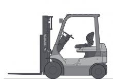 Frontstapler Elektro Toyota 7 FBH 20