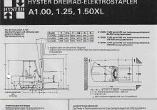 Frontstapler Elektro Hyster A 1.00 XL