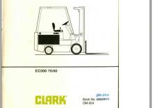 Frontstapler Elektro Clark EC 500 70