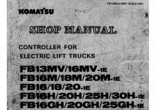 Frontstapler Elektro Komatsu FB 13 MV 1 E