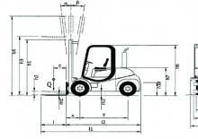 Frontstapler Treibgas Nuova Detas Sherpa 20 LPG