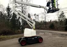 Gelenkarbeitsbühnen auf Rädern Terex Aerials TA 30 N