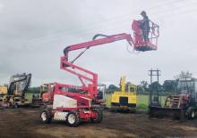 Gelenkarbeitsbühnen auf Rädern Simon Boxer 140 E
