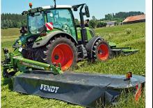 Heckmähwerke Scheiben m. Aufbereiter Fendt Slicer 3160 TLX RC