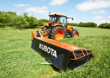 Heckmähwerke Scheiben o. Aufbereiter Kubota DM2024