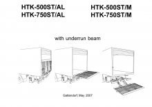 Hubladebühnen AHT HTK 750 ST/AL