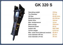 Hydraulik-Meißelhämmer Italdem GK 320 S