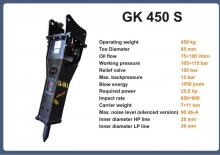 Hydraulik-Meißelhämmer Italdem GK 450 S