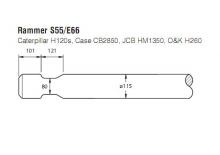 Hydraulik-Meißelhämmer Rammer S 55