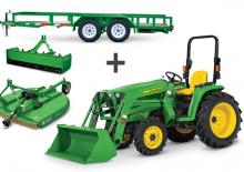 Kommunale Schlepper John Deere 3032E 