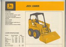 Kompaktlader John Deere Construction JD24