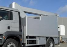 Anhänger-Gelenkarbeitsbühnen Danilift PD230V