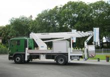 Anhänger-Gelenkarbeitsbühnen Blumenbecker - Hubmeister® HM 28 TKI