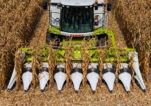 Mähdrescher-Maispflücker Claas Corio 870 C