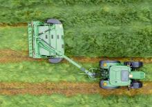 Mähwerke gezogen Scheiben m. Aufbereiter John Deere C350R