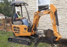 Minibagger Case CX17B 