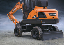 Mobilbagger Doosan DX55W