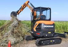 Minibagger Develon DX35Z-7