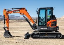 Minibagger Develon DX55R-7