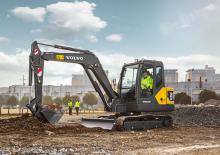 Minibagger Volvo EC55D