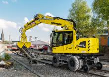 Mobilbagger Liebherr A 922 Rail Litronic