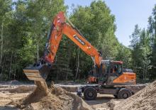 Mobilbagger Develon DX210W-7 