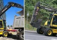 Mobilbagger Volvo EW140B