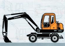 Mobilbagger Volvo EW55