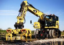 Mobilbagger Caterpillar M323F 