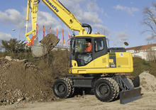 Mobilbagger Komatsu PW140-7