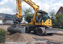 Mobilbagger Komatsu PW160-8