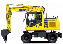 Mobilbagger Komatsu PW160-10