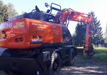 Mobilbagger Hitachi ZX140W-6