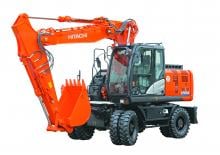 Mobilbagger Hitachi ZX170W-6