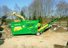 Mobile Siebanlagen mit Trommel McCloskey 407